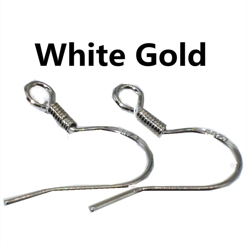 925 Sterling Silver Earring Hooks Clasp Base 17*15MM