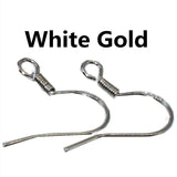 925 Sterling Silver Earring Hooks Clasp Base 17*15MM