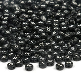 200-500pcs Mixed 7*4mm Digital Acrylic Spacer Beads for Jewelry Making DIY
