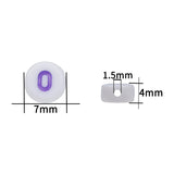 200-500pcs Mixed 7*4mm Digital Acrylic Spacer Beads for Jewelry Making DIY
