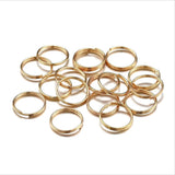 200-500pcs Jump Rings Split Rings Connectors DIY Jewelry Making Accessories