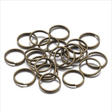 200-500pcs Jump Rings Split Rings Connectors DIY Jewelry Making Accessories
