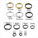 200-500pcs Jump Rings Split Rings Connectors DIY Jewelry Making Accessories