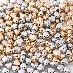 200-600pcs 6mm Heart Shape CCB Spacer Beads for Jewelry Making