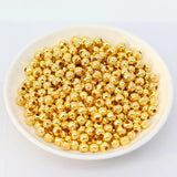 200 Gold&Silver Round Spacer Beads 2mm-8mm for Jewelry Making