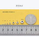 200 Gold&Silver Round Spacer Beads 2mm-8mm for Jewelry Making