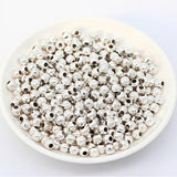 200 Gold&Silver Round Spacer Beads 2mm-8mm for Jewelry Making
