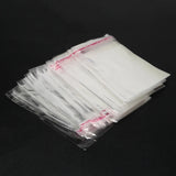 200 7Cm X 13Cm Clear Self Adhesive Peel & Seal Plastic Bags