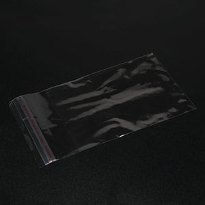 200 7Cm X 13Cm Clear Self Adhesive Peel & Seal Plastic Bags