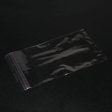 200 7Cm X 13Cm Clear Self Adhesive Peel & Seal Plastic Bags