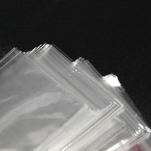 200 7Cm X 13Cm Clear Self Adhesive Peel & Seal Plastic Bags