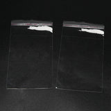 200 7Cm X 13Cm Clear Self Adhesive Peel & Seal Plastic Bags