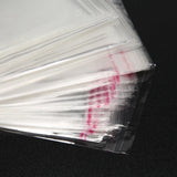 Pack of 200 Clear Self Adhesive 7Cm X 13Cm Peel And Seal Plastic Bags