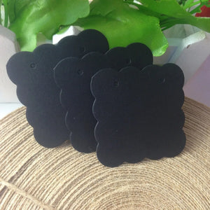 200 PCS 5*5cm Jewelry Earring Studs Hang Paper Cards Packaging Jewelry Card
