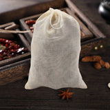 200 Cotton Muslin Bags Drawstring for Tea Wedding Favors 4x6