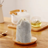 200 Cotton Muslin Bags Drawstring for Tea Wedding Favors 4x6