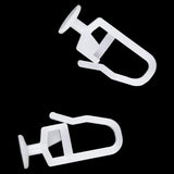 200 Pack Curtain Gliders 8.3 MM Head Track Glider Hooks for Curtain Rails