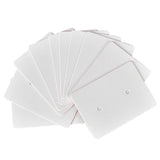 200 Pcs Blank Earring Ear Studs Card Brown Display Jewelry