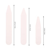 200 Pcs Plastic Collar Stays Shirt Whales Blouse Mens Inserts Extension