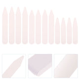 200 Pcs Plastic Collar Stays Shirt Whales Blouse Mens Inserts Extension