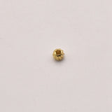 200 Pcs 3mm 18K Brass Gold-Plated Watermelon Beads For Jewelry Making JA0322