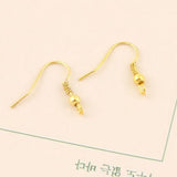200 Pcs Mix Colour Earring Hooks French Earwire Ball Coil 18mm Findings