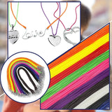 200 Pcs Waxed Necklace Rope 20 Inch for Bracelet Pendant