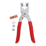 200 Sets Snap Buttons Craft Pliers Tool Metal Ring Button