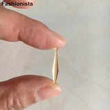 200 pcs Rhombus Charms Earrings Drops DIY Jewelry Supplies