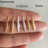 200 pcs Rhombus Charms Earrings Drops DIY Jewelry Supplies