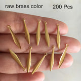 200 pcs Rhombus Charms Earrings Drops DIY Jewelry Supplies