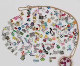 200 Pcs DIY Floating Charms for Locket Pendant Necklace