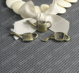 200pcs Antique Bronze Watering Can Charms Pendants for Jewelry Making