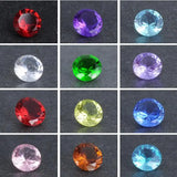 200 pcs Mixed Colors Birthstone Round Charms for Floating Locket