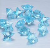 200 pcs 5mm Birthstone Star Charms Mixed Colors DIY Floating Locket