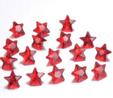 200 pcs 5mm Birthstone Star Charms Mixed Colors DIY Floating Locket