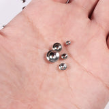 200 pcs Stainless Steel Spacer Bead Caps 3/4/5/6/8mm DIY Jewelry Finding