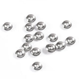 200 pcs Stainless Steel Spacer Bead Caps 3/4/5/6/8mm DIY Jewelry Finding
