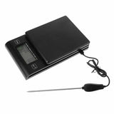 2000/1g Hand-brewed Coffee Scale with Timer and Temperature Measurement