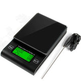 2000/1g Hand-brewed Coffee Scale with Timer and Temperature Measurement