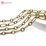 5 Meters Bronze Copper 1+1 Chains Necklace Chains Diy Jewelry Accessories