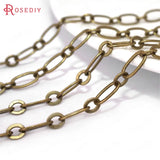 5 Meters Bronze Copper 1+1 Chains Necklace Chains Diy Jewelry Accessories