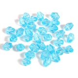 2000PCS Hexagon Multicolor Acrylic Beads 6mmx5mm
