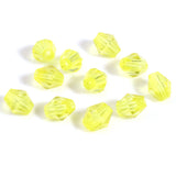 2000PCS Hexagon Multicolor Acrylic Beads 6mmx5mm