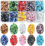 2000Pcs 4mm Bicone Crystal Glass Spacer Beads Craft Kit DIY Jewelry Making