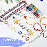 2000Pcs 4mm Crystal Glass Bicone Beads DIY Jewelry Making Kit