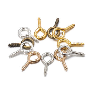 2000 Pcs Mini Screw Eye Pins Jewelry Making DIY Earrings