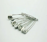 2000pcs Small Silver Hijab Safety Pins Needles