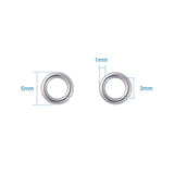 2000pcs 304 Stainless Steel Open Jump Rings for DIY Jewelry Making 5 6 7 8 10mm