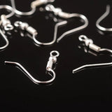 2000pcs Brass Earring Findings Clasps Hooks DIY Jewelry Making 19x17x0.5mm